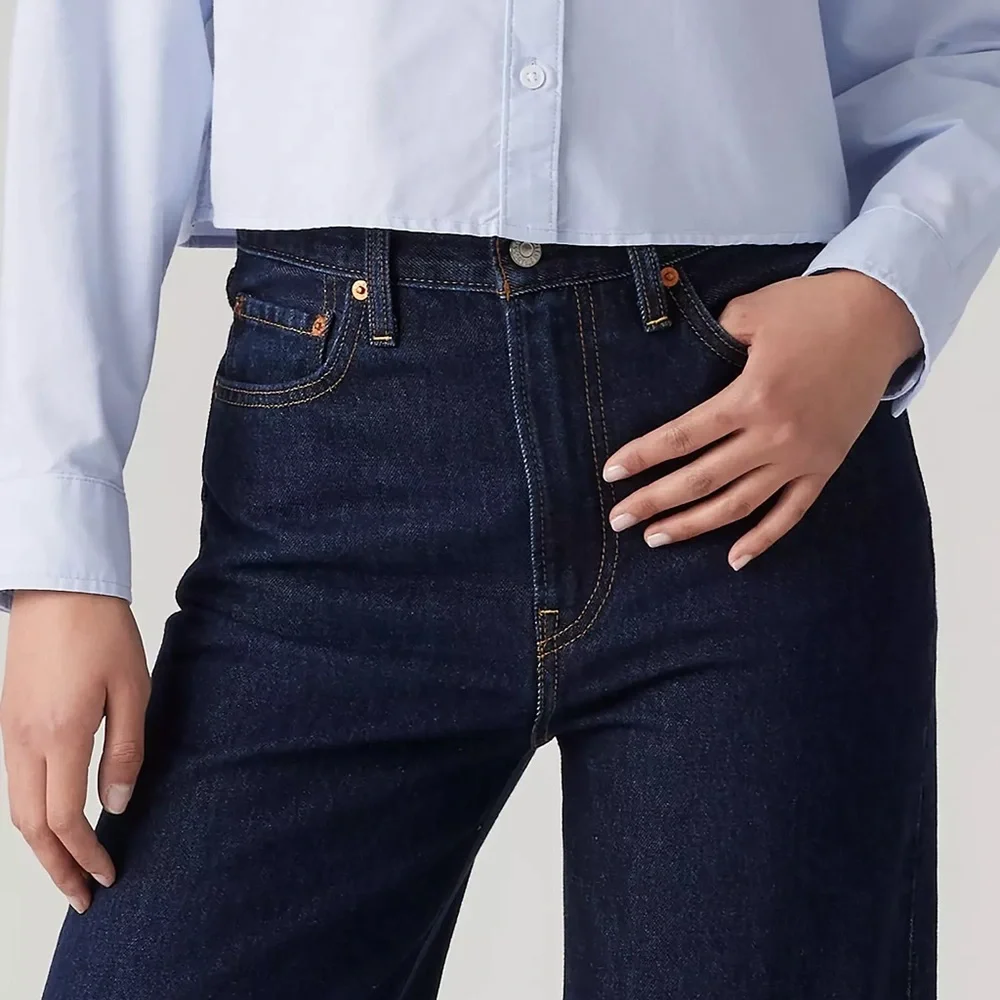 Levi's Women's Ribcage Wide Leg Jeans 27 - Picture 6 of 8